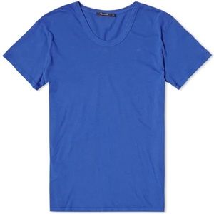 Cobalt Blue Vneck Alexander Wang Tee